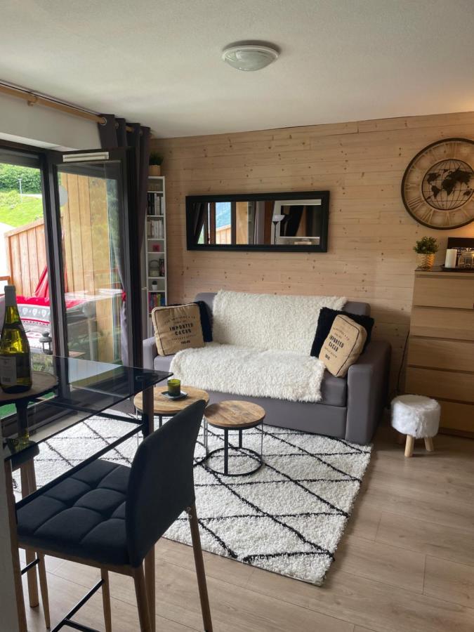 Studio Turquoise Quartier Grattague Vue Montblanc Saint-Gervais-les-Bains Exterior foto