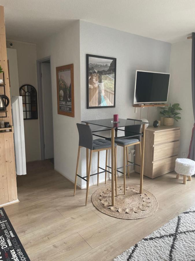 Studio Turquoise Quartier Grattague Vue Montblanc Saint-Gervais-les-Bains Exterior foto